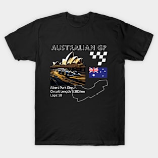 Australian Grand Prix, Formula 1, Albert Park, Melbourne, F1 T-Shirt